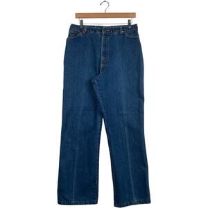 Vintage Chic Straight Leg Denim Jeans 30